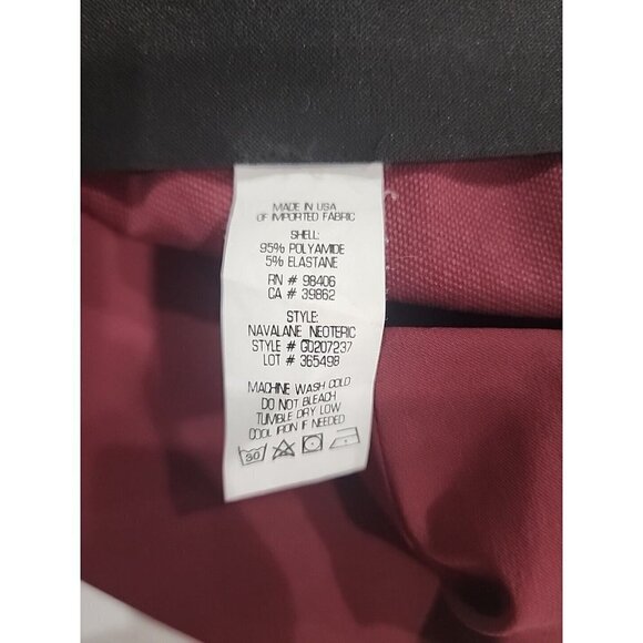 Theory Navalane Neoteric Womens Mid-Rise Burgundy Red Trouser Pants 4 - Picture 7 of 8